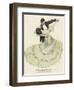 Valse Bleue, Her Wide Skirt Swirls Gracefully as Her Partner Leads Her Through a Passionate Waltz-Ferdinand Von Reznicek-Framed Photographic Print