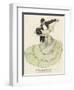 Valse Bleue, Her Wide Skirt Swirls Gracefully as Her Partner Leads Her Through a Passionate Waltz-Ferdinand Von Reznicek-Framed Photographic Print