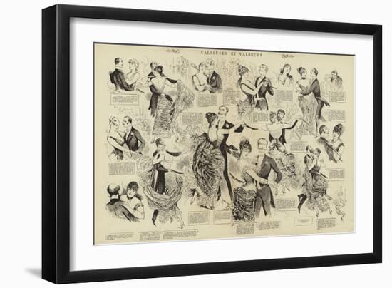 Valseuses Et Valseurs-null-Framed Giclee Print