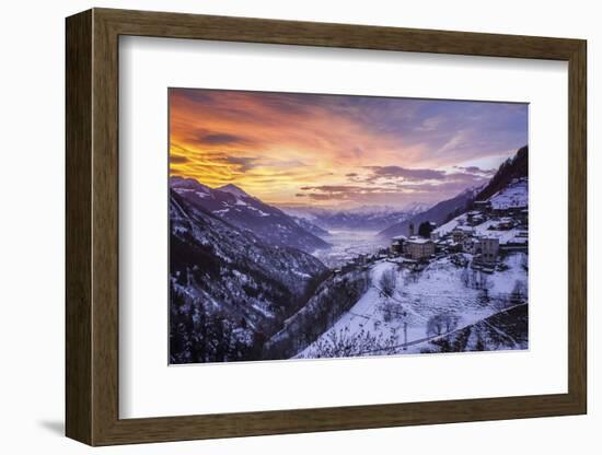 Valtellina, Campo Tartano Village, Lombardy, Italy-ClickAlps-Framed Photographic Print