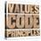 Values, Code, Principles Words-PixelsAway-Stretched Canvas