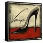 Vamp on Red-Chariklia Zarris-Framed Stretched Canvas
