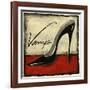 Vamp on Red-Chariklia Zarris-Framed Art Print