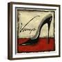 Vamp on Red-Chariklia Zarris-Framed Art Print