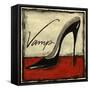 Vamp on Red-Chariklia Zarris-Framed Stretched Canvas