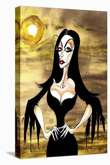 Vampira from the 1994 movie 'Ed Wood' directed by Tim Burton-Neale Osborne-Stretched Canvas