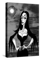 Vampira from the 1994 movie 'Ed Wood' directed by Tim Burton-Neale Osborne-Stretched Canvas