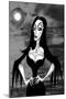 Vampira from the 1994 movie 'Ed Wood' directed by Tim Burton-Neale Osborne-Mounted Giclee Print