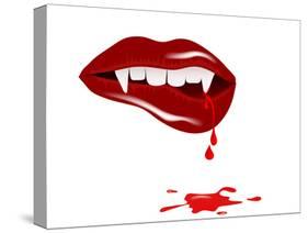 Vampire Mouth-sarininka-Stretched Canvas