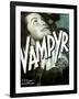 Vampyr, German poster art, Sybille Schmitz, Maurice Schutz, 1932-null-Framed Art Print