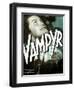 Vampyr, German poster art, Sybille Schmitz, Maurice Schutz, 1932-null-Framed Art Print