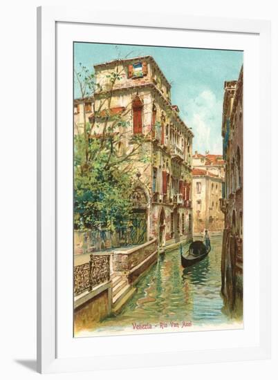 Van Axel Canal, Venice, Italy-null-Framed Art Print