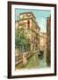 Van Axel Canal, Venice, Italy-null-Framed Art Print