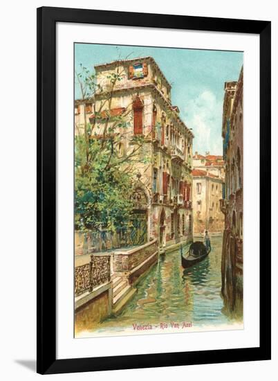 Van Axel Canal, Venice, Italy-null-Framed Art Print