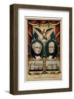 Van Buren Campaign Lithograph-David J. Frent-Framed Photographic Print