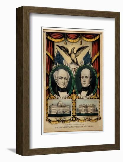 Van Buren Campaign Lithograph-David J. Frent-Framed Photographic Print