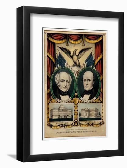 Van Buren Campaign Lithograph-David J. Frent-Framed Photographic Print