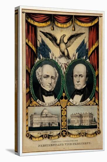 Van Buren Campaign Lithograph-David J. Frent-Stretched Canvas