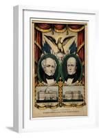 Van Buren Campaign Lithograph-David J. Frent-Framed Photographic Print