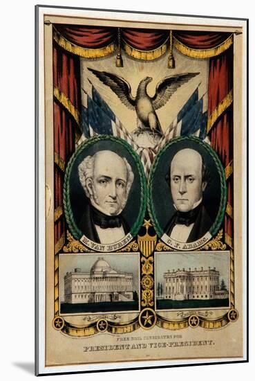 Van Buren Campaign Lithograph-David J. Frent-Mounted Photographic Print