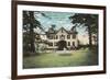 Van Buren's House, Kinderhook-null-Framed Art Print