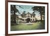 Van Buren's House, Kinderhook-null-Framed Art Print