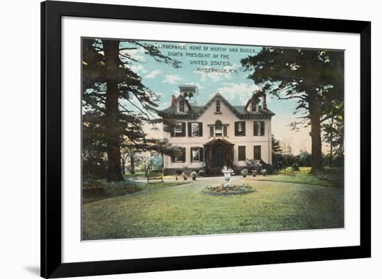 Van Buren's House, Kinderhook-null-Framed Art Print