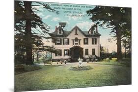 Van Buren's House, Kinderhook-null-Mounted Art Print