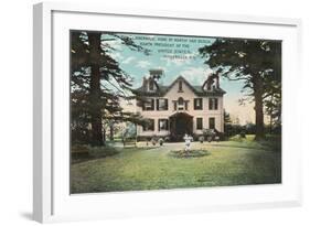 Van Buren's House, Kinderhook-null-Framed Art Print