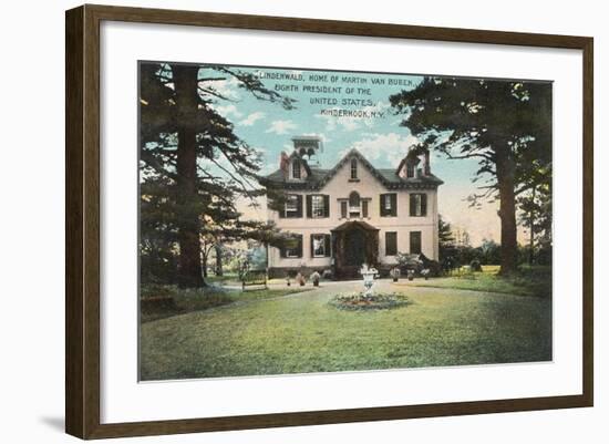 Van Buren's House, Kinderhook-null-Framed Art Print