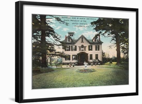 Van Buren's House, Kinderhook-null-Framed Art Print