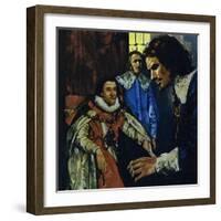 Van Dyck Came to the Attention of the Earl of Arundel Who Introduced Him to King James I-Luis Arcas Brauner-Framed Giclee Print