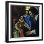 Van Dyck Came to the Attention of the Earl of Arundel Who Introduced Him to King James I-Luis Arcas Brauner-Framed Giclee Print