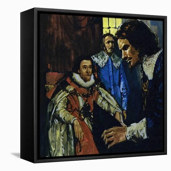 Van Dyck Came to the Attention of the Earl of Arundel Who Introduced Him to King James I-Luis Arcas Brauner-Framed Stretched Canvas