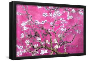 Van Gogh Almond Branches Pink Art Print Poster-null-Framed Poster