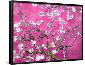 Van Gogh Almond Branches Pink Art Print Poster-null-Framed Poster