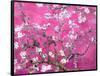 Van Gogh Almond Branches Pink Art Print Poster-null-Framed Poster