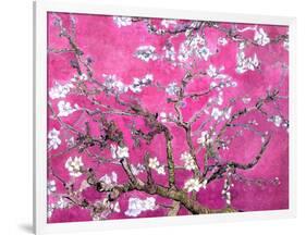 Van Gogh Almond Branches Pink Art Print Poster-null-Framed Art Print