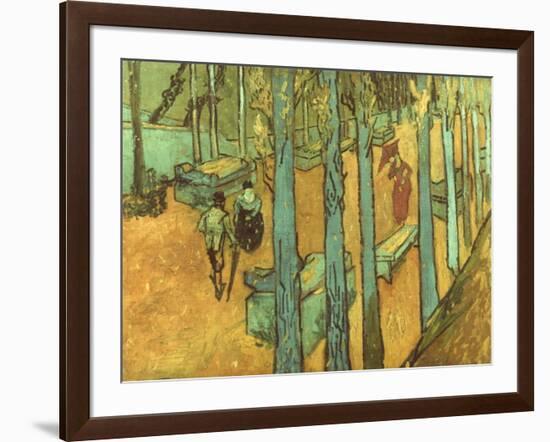 Van Gogh: Alyscamps, 1888-Vincent van Gogh-Framed Giclee Print