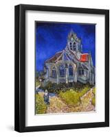 Van Gogh: Auvers, 1890-Vincent van Gogh-Framed Premium Giclee Print