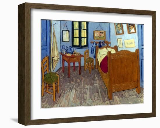 Van Gogh: Bedroom, 1889-Vincent van Gogh-Framed Giclee Print