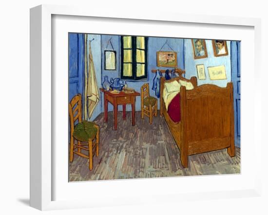 Van Gogh: Bedroom, 1889-Vincent van Gogh-Framed Giclee Print