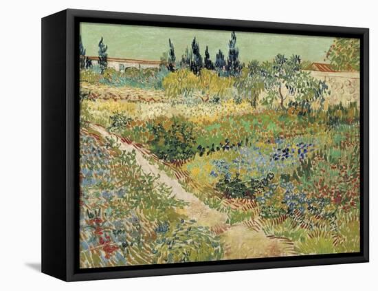 Van Gogh, Bluhender Garten-null-Framed Stretched Canvas