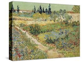 Van Gogh, Bluhender Garten-null-Stretched Canvas