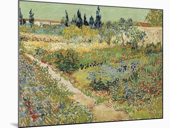 Van Gogh, Bluhender Garten-null-Mounted Giclee Print