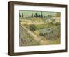 Van Gogh, Bluhender Garten-null-Framed Premium Giclee Print