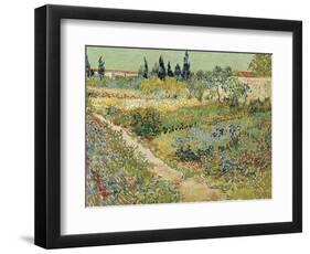 Van Gogh, Bluhender Garten-null-Framed Premium Giclee Print