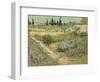 Van Gogh, Bluhender Garten-null-Framed Premium Giclee Print
