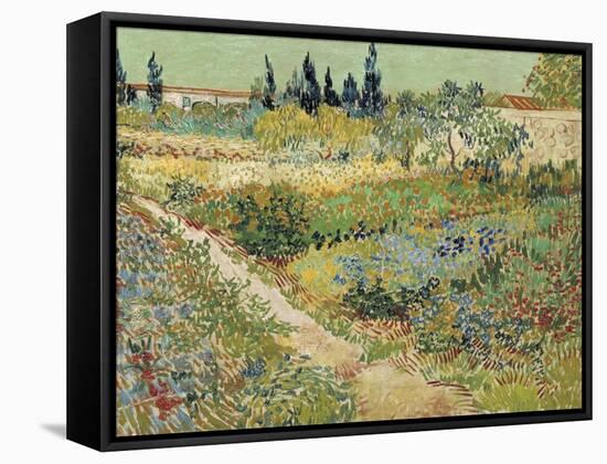 Van Gogh, Bluhender Garten-null-Framed Stretched Canvas