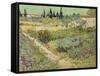 Van Gogh, Bluhender Garten-null-Framed Stretched Canvas